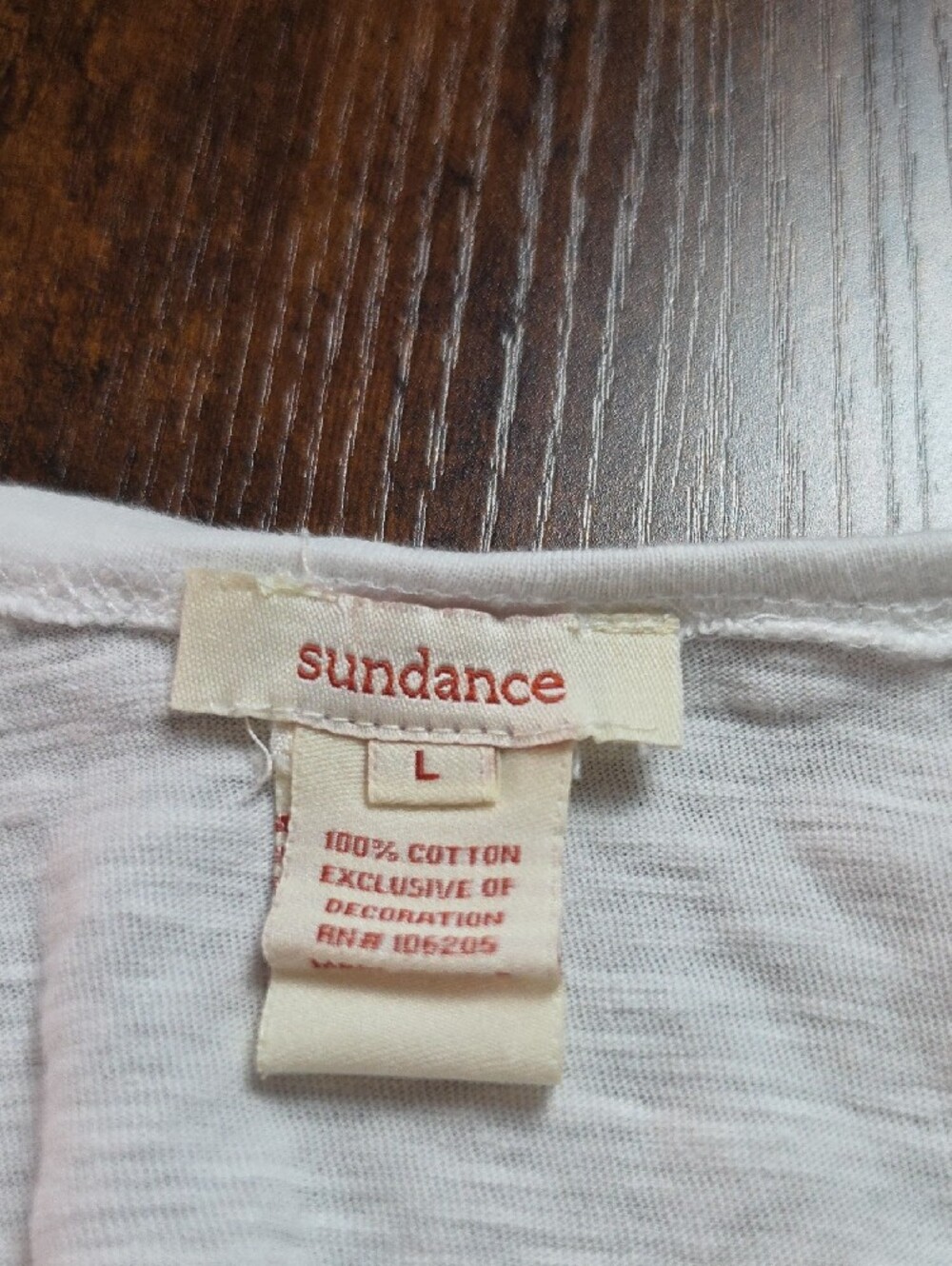 SUNDANCE | White Cotton Crochet Lace Tiered Bell Sleeve Peasant Swing Blouse | L - Picture 3 of 10